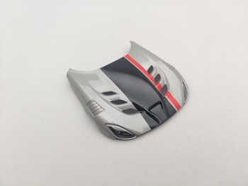 Dodge Viper ACR Silver w/ Black Stripes - Hood Dodge Viper ACR Silver w/ Black Stripes - Hood