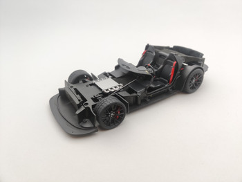 Dodge Viper ACR Blue w/ Black Stripes - Chassis / Interior Dodge Viper ACR Blue w/ Black Stripes - Chassis / Interior