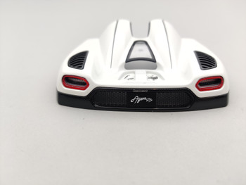 Koenigsegg Agera RS Arctic White / Black Accents - Rear Compartment Cover Koenigsegg Agera RS Arctic White / Black Accents - Rear Compartment Cover