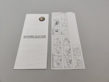 Alfa Romeo 155 V6 TI DTM Zolder Winner - Handbook Alfa Romeo 155 V6 TI DTM Zolder Winner - Handbook
