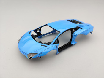 Lamborghini Aventador LB Works Sky Blue Metallic - Body Lamborghini Aventador LB Works Sky Blue Metallic - Body