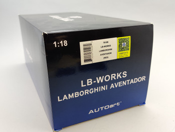 Lamborghini Aventador LB Works Red - Box Lamborghini Aventador LB Works Red - Box