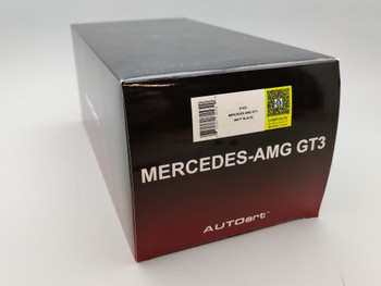 Mercedes AMG GT3 Plain body Matt Black - Box Mercedes AMG GT3 Plain body Matt Black - Box