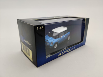 #88 1/43 54841 Mini Cooper S Blue White #88 1/43 54841 Mini Cooper S Blue White