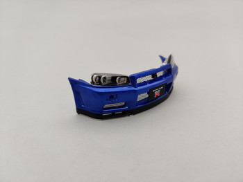 Nissan R34 GT-R Skyline V-Spec II Bayside Blue - Front Bumper Nissan R34 GT-R Skyline V-Spec II Bayside Blue - Front Bumper