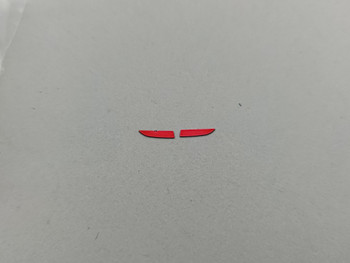 Aston Martin Vantage 2019 Lime Essence - Rear Reflector Set