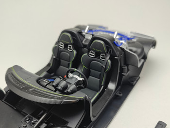 Porsche 918 Spyder Black/ Martini Livery - Interior Porsche 918 Spyder Black/ Martini Livery - Interior