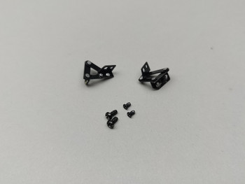 Porsche 918 Spyder Black/ Martini Livery - Front Compartment Cover Hinge set Porsche 918 Spyder Black/ Martini Livery - Front Compartment Cover Hinge set