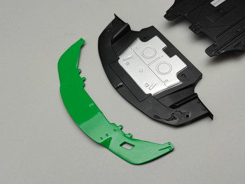 1:12 Porsche 911 (997) GT3 RS Green - Chassis Under shroud panel Set