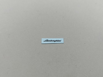 Lamborghini Decal 5 Rear Emblem Black Lamborghini Decal 5 Rear Emblem Black