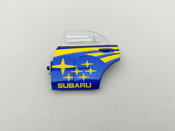 Subaru Impreza World Rally T. Makinen 2002 W/ Figurine - Door Left Side Rear Subaru Impreza World Rally T. Makinen 2002 W/ Figurine - Door Left Side Rear