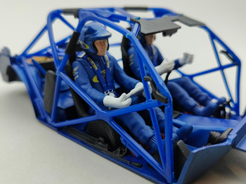 Subaru Impreza World Rally T. Makinen 2002 W/ Figurine - Interior Subaru Impreza World Rally T. Makinen 2002 W/ Figurine - Interior