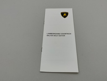 Lamborghini Countach Walter Wolf Red - Handbook Lamborghini Countach Walter Wolf Red - Handbook