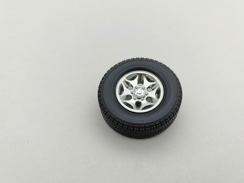 Mitsubishi Pajero SWB V20 Black - Spare Wheel