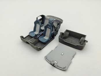 Nissan R32 Skyline GT-R Nismo Gun Grey Metal - Interior Nissan R32 Skyline GT-R Nismo Gun Grey Metal - Interior