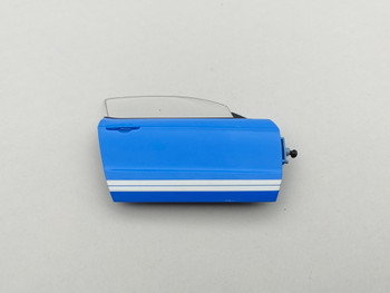 Ford Mustang Gt500 2010 Grabber Blue White Stripes - Door Right Side