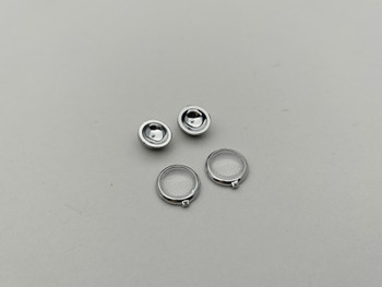 Porsche 356 Number 1 Silver - Headlights