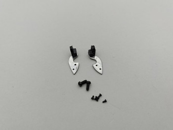 Porsche 356 Number 1 Silver - Rear Compartment Hinge Set