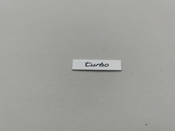 Porsche 911 Turbo 3.0 1975 White - License plate