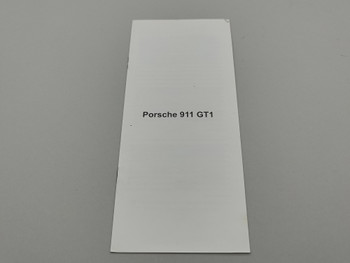 Porsche 911 GT1 LeMans #25 - Handbook