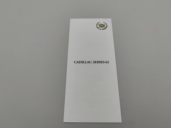 Cadillac Series 62 Brown - Handbook