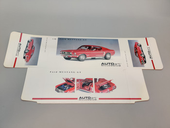 Box Sleeve - 72801 Ford GT 390 1968 red Box Sleeve - 72801 Ford GT 390 1968 red
