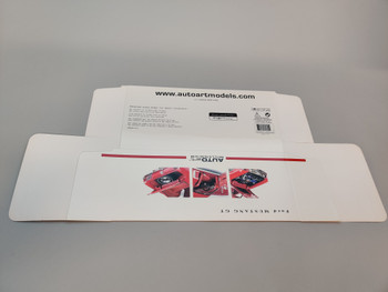 Box Sleeve - 72801 Ford GT 390 1968 red Box Sleeve - 72801 Ford GT 390 1968 red