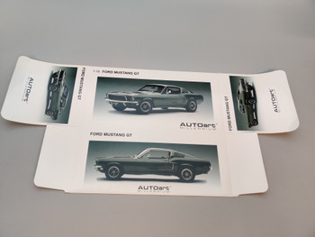 Box Sleeve - 72812 Ford Mustang GT green Box Sleeve - 72812 Ford Mustang GT green