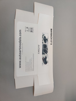 Box Sleeve - 76158 Maybach 57s white Box Sleeve - 76158 Maybach 57s white