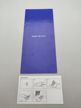 Bugatti EB110 GT Blue - Handbook 2 Bugatti EB110 GT Blue - Handbook 2