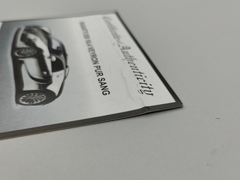 Bugatti EB 16.4 Veyron Pur Sang - Certificate #1265