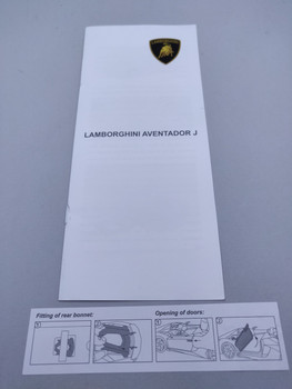 Lamborghini Aventador J Black - Handbook