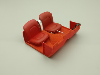 Corvette C1 1953 White - Interior Corvette C1 1953 White - Interior