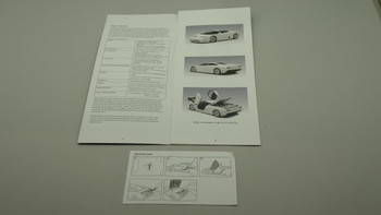 Bugatti EB 110GT White - Handbook 