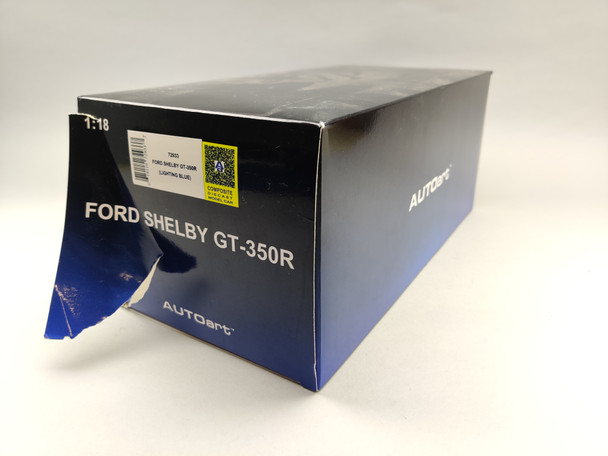 Ford Shelby GT-350R Blue - Box.