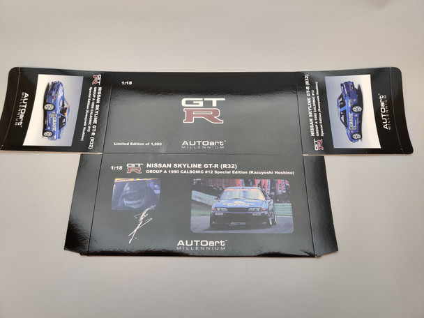 Box Sleeve - 89080 Nissan Skyline GT-R (R32) 1990 Group A "Calsonic" Hoshino #12