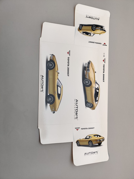 Box Sleeve - 78749 Toyota 2000 GT Coupe 1965 Upgraded Version (gold)