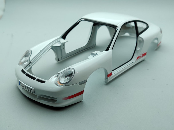 Porsche 911 GT3 RS 996 White w/ Red -  Body