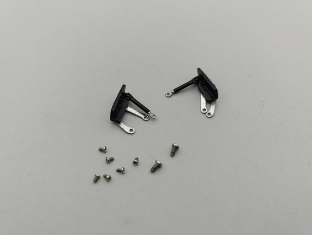 Pagani Huayra Silver - Rear Compartment Cover Hinge Set