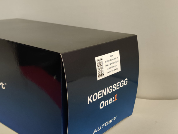 Koenigsegg ONE:1 Imperial Blue - Box