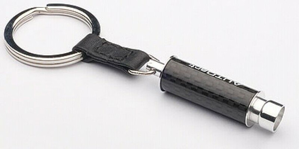 Carbon Fiber Exhaust Flashlight Keychain