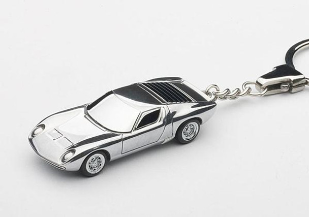 Keychain - Lamborghini Miura SV Aluminium 1/87