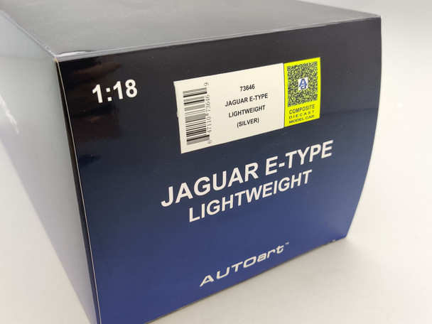 Jaguar E-Type Light Weight Silver - Box