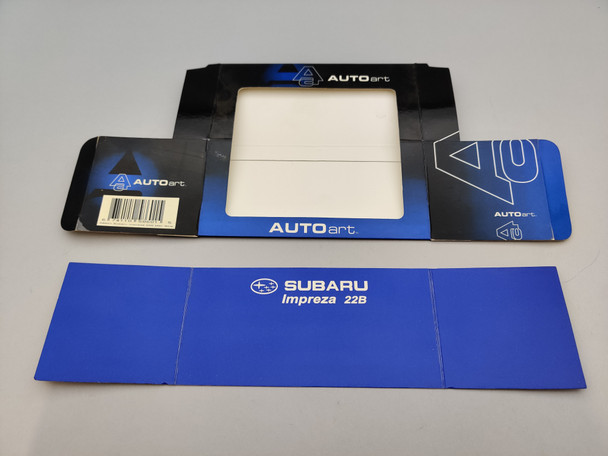 1:43 Box Sleeve - 58601 Subaru 22B Blue