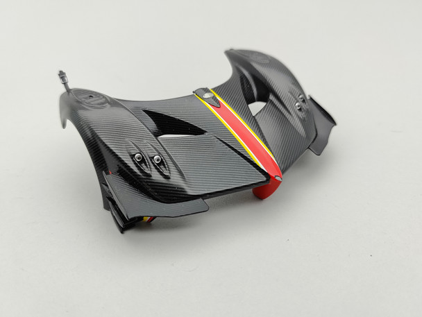 Pagani Zonda Revolucion Black Carbon Fiber - Front Compartment Cover