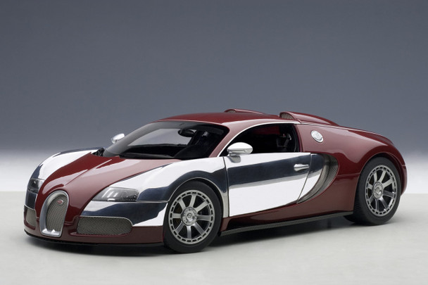 1/18 Bugatti Veyron L’Edition Centenaire “Achille Varzi” (Italian Red/Polished Aluminium)