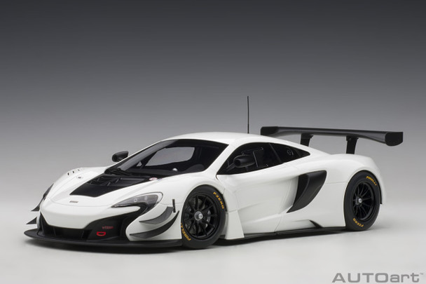 1/18 McLaren 650S GT3 - White w/ Black Accents