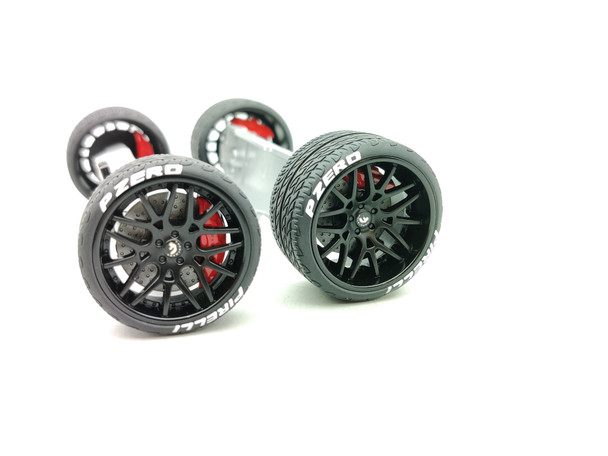 Lamborghini Aventador LB Works Liberty Walk White - Wheel set