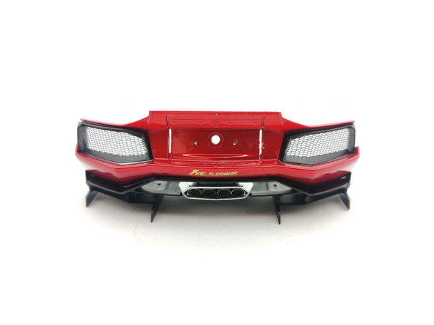 Lamborghini Aventador LB Works Metallic Red - Rear Bumper