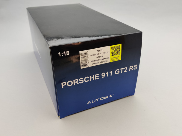 Porsche 911 991.2 GT2 RS Weissach package Yellow - Box
